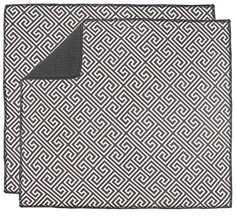 Ulable Dish Drying Mat, Microfiber Dry Pad, Quick-Drying Dish Drainer Board Mat for Kitchen Counter-top Tabletop Accessories, Machine Wash, 18 X 16 inch, 2-Pack