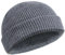 SATINIOR Trawler Beanie Watch Hut Rollup Edge Schädeldecke Fisherman Winter Beanie Hut Unisex, Dunkelgrau, M