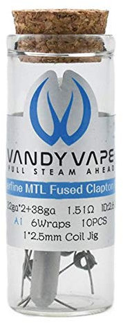 Vandy Vape KA1 Superfine MTL Fused Clapton Fertigcoil 1.51 Ohm 10 Stück