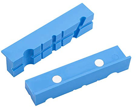Schraubstock Soft Jaws Mehrzweck-Schraubstock aus 14-cm-Schraubstock aus Nylon mit nicht beschädigenden magnetischen Weichbacken Bench vise de
