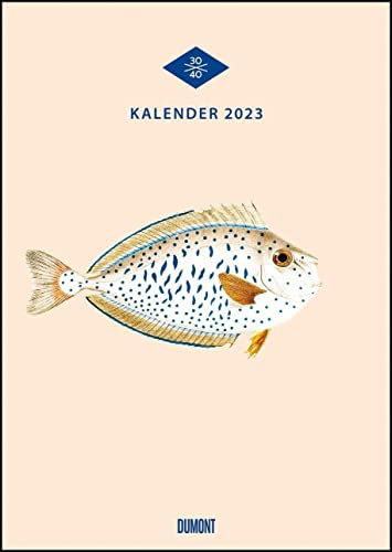 Wandkalender »Menagerie« 2023 – Historische Tier- und -Pflanzen-Zeichnungen modern interpretiert – Von 30x40 – 29,7 x 42 cm – Mit Spiralbindung