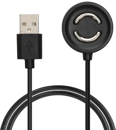 kwmobile USB Kabel Charger kompatibel mit Suunto Peak 9 Ladekabel - Smart Watch Ersatzkabel - Fitnesstracker Aufladekabel in Schwarz