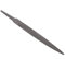 Schmuck Polierfeile, Holzfeile Metallfeile flach abwehrend hohe Härte zum Formen/Schärfen/Entgraten/Finish(Halbrunde Feile)