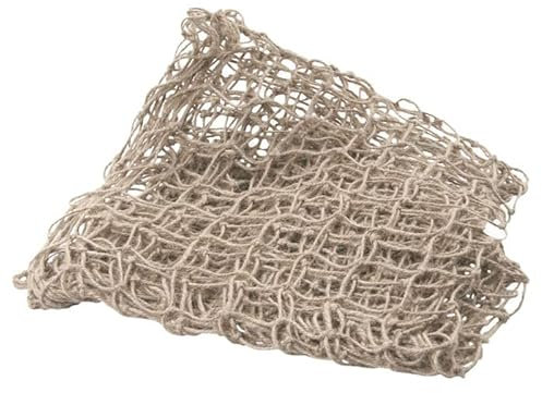 PAINT IT EASY NEU Fischernetz aus Jute, Größe ca. 100x100cm, naturfarben
