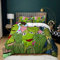 JLCZBT Kinder Bettwäsche Frosch 135x200cm Süße Frosch Muster Bettbezug 3D Karikatur Tier Thema Bettwäsche Set mit Kissenbezug (A4,135 x 200 cm)