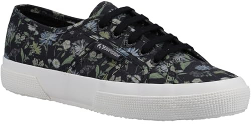 Superga - 2750 Floral Print - Dark Grey Floral - UK 6