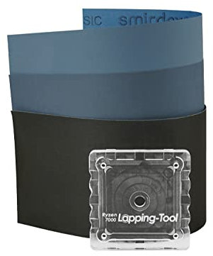 Thermal Grizzly - Lapping-Tool per processori CPU AMD Ryzen 7000 - Semplice macinazione/lappatura dei processori Heatspreader