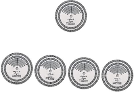 Supvox 5 Stücke Vinyl Record Kalibrierung Gerät Stroboskop Disc Für Plattenspieler Geschwindigkeit Überprüfen
