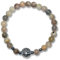 Majas Perlen Sonnenstein & Mondstein Mix Armband Perlen echt 6mm Lebensbaum Edelstahl Silber oder Gold - Handmade Perlenarmband Kraft Weiblichkeit Herzenswärme - Spiritueller Schmuck Damen Unisex