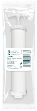 Sillar Hoover Pompa a Mano | Sacchetti per il Vuoto per la Conservazione dei Tessuti | per un Risparmio di Spazio Fino al 90%