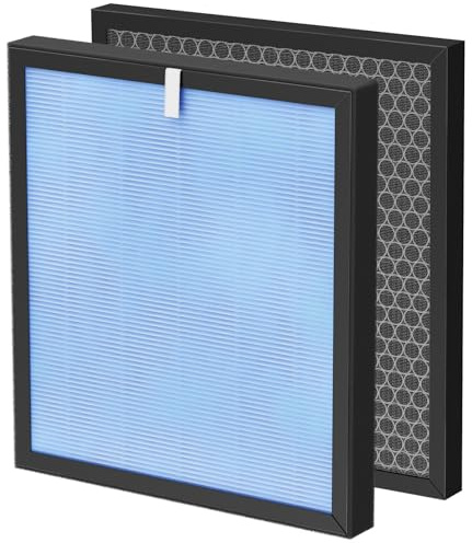 HSP001 Filter Replacement Compatible with HATHASPACE Air Purifier HSP001 | 4-in-2 Filtration with H13 True Hepa and Activated Carbon, 1 Pack