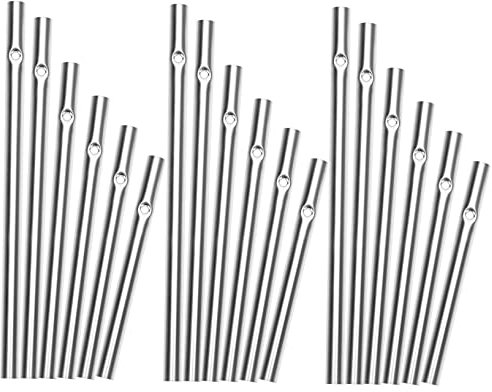 BESPORTBLE 18stücke Windspiel DIY Aluminium Rohre Windspiel Werkzeug Zubehör Teile Zum Selbermachen Für Heimwerkerarbeiten