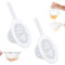 TRKETK 2 Piezas Colador de Malla Ultrafino para Cocina, 200/400 Filtro de Malla Colador de Malla Fina de Plástico Tamiz de Filtro de Alimentos Filtro de Cocina para Café Mermelada Té Yogur Jugo