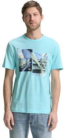 TOM TAILOR Herren T-Shirt mit Foto-Print