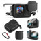 Go Pro Hero13/Hero 12 /Hero11 /Hero 10 /Hero 9 Schwarz Silikonhülle GoPro Zubehör mit PU-Mini-Tragetasche & Batterieseitige Abdeckung & Objektivdeckel & Displayschutzfolien & Lanyard