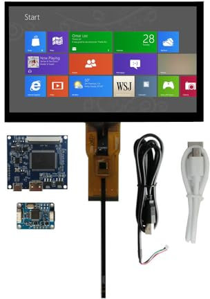 7 pollici portatile Raspberry Pi arancione Pi schermo assistito da computer sotto monitor 1024x600 LCD schermo driver Control pad digitalizzatore USB touch screen