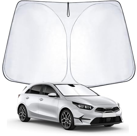 WEIPIN Parasol para Parabrisas Compatible con Ki-a Ceed Proceed XCeed SW GT 2018-2023 2024, Parasol Parasol para Ki-a Ceed con protección UV, enfriamiento