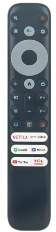 ALLIMITY Telecomando vocale Compatibile con TCL IFFALCON TV 55P735 58P635 58P638 58P639KX1 65P637 65P638 65P639KX1 75C728 75C835 75H720 75P635 75P639KX1 75P735 75X925 85P735 X925-PRO