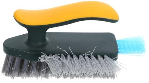 VALICLUD Fugenbürste Für Badreinigung Rillenbürste Mit Langem Griff Bodenbürste Aus Robustem Material Praktisch Für Detailreinigung in Ritzen Und Ecken