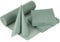 100%Mosel Tischdeko-Set Eukalyptus Grün – 20-40 Gäste – Tischband & Servietten für Taufe, Kommunion, Konfirmation, Hochzeit & Geburtstag – Praktisches Dekoset für besondere Anlässe