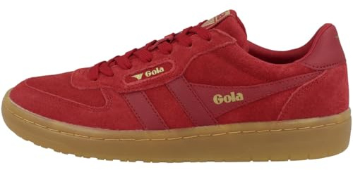 Gola Hawk 86 Womens Fashion Trainers in Red
