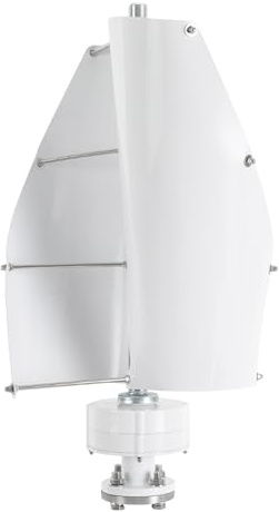 Generatore eolico verticale Helix, 100 W, 12 V/24 V, con controller, silenzioso, IP67, per casa, barca, camper, giardino