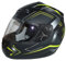 protectWEAR Motorradhelm H510 Arrow schwarz matt/neon gelb - XL