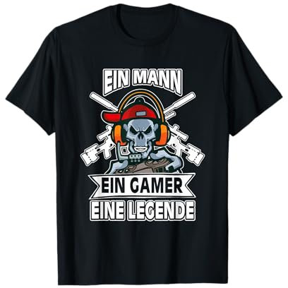 Mann Gamer Legende Weihnachts Geschenk Lustiges Zocker Shirt T-Shirt