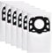 6 x vacuum cleaner bags for Kärcher WD4, WD5, WD6, KFI 487, dust bags for Kärcher MV 4, MV 5, MV 6, WD5P, WD6P, fleece filter bags 2.863-006.0