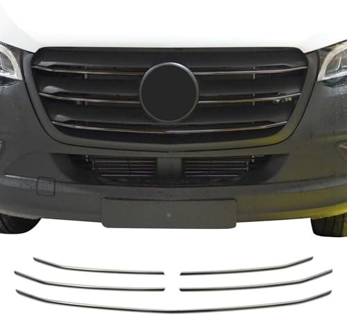 Chrom Edelstahl Leiste Kühlergrill Grillleiste für Sprinter 907-910 2018-2020