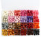 jiashemeng Siegelwachsperlen, 600Pcs 24 Farben Retro Boxed Seal Siegelwachs Für Hochzeitseinladungsbriefe Pink Lila