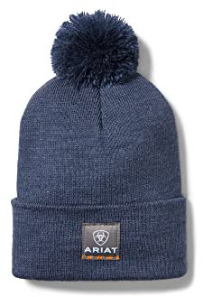 Rebar Pom Beanie, Denim meliert, Einheitsgr e