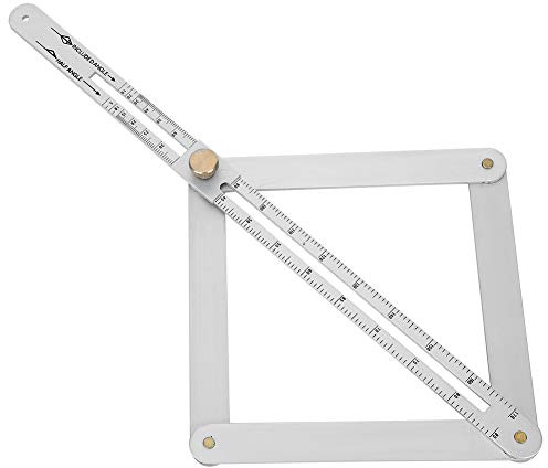 Goniometer-Lineal, Multifunktions-Diagona-4‑fach-Goniometer-Messgerät für Industrie