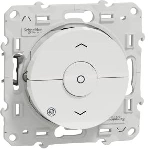 Schneider Electric - Odace, interrupteur VR 3 boutons montée/descente/stop à vis, Antibacterien - S500208