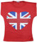 A2Z 4 Kids Girls T Shirts England Football World Cup Heart T-Shirt Soft Feel Tank - T Shirt 552 Red 5-6