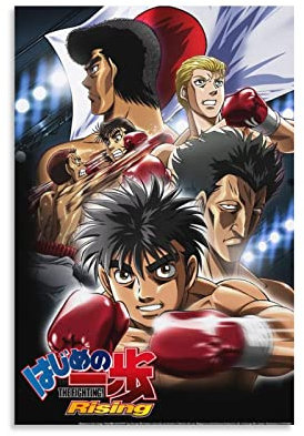 BBZL Hajime No Ippo Anime-Poster Leinwand Kunst Dekoratives Gemälde Bild Druck Modern Familie Junge Mädchen Schlafzimmer Wohnzimmer Dekoration Wanddekoration Poster 30 x 45 cm