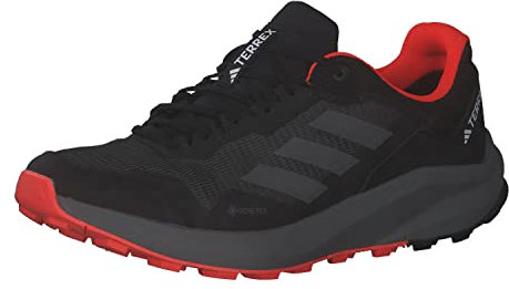 Adidas Trail Running Shoe Terrex Trailrider GTX, Core Black/Grey Four/Solar Red, HQ1233, 49 1/3 EU