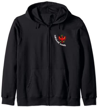 Tirol Shirt Tiroler Madl Fahne Tiroler Adler Wappen Tirol Kapuzenjacke
