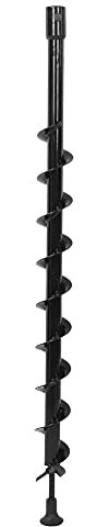 60x800mm Singola Lama Terra Trivella Acciaio Al Manganese Piantare Foro Scavatore Sepolto A Spirale Punta Del Trapano Giardino Post Hole Digger