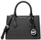 Michael Kors Sheila kleine vegane Nichtleder-Umhängetasche, Schwarz