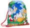 Sonic The Hedgehog Kordelzug-Tasche, Gamer-Set, PE-Turnbeutel, Jungen, Trainer, Schwimmtasche, Kinder, Schulrucksack, blau / gelb, Einheitsgröße, Beutel mit Kordelzug