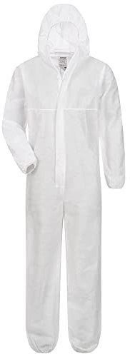 SCHUTZGUT 5 Stück Tector Einweg-Overall Sondergröße 5XL, Kat III, Typ 5 und 6 - antistatisch