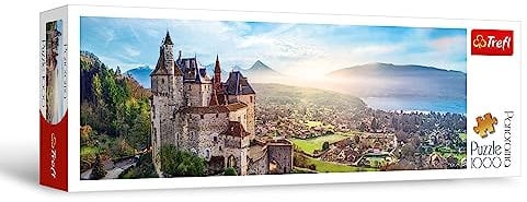 Puzzle 1000 Panorama Schloss Menthon,Frankreich