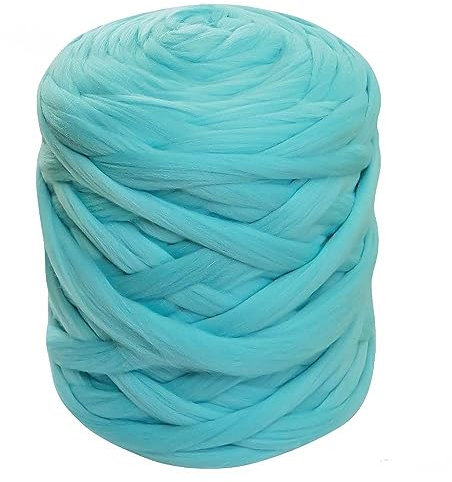 1m Filzwolle Märchenwolle Merino Nassfilzen Trockenfilzen Spinnen über 100 Farben Meterware, Farbe Wolle:069 eisblau
