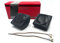 Kindvox Juego de Altavoces de Coaxiales y 4 suministrados en Caja y reja Mini Box para Montaje en Superficie, Negro
