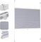 Sekey Plissee ohne Bohren Verdunkelung, Fenster Plissee Klemmfix Jalousie 80 cm breit, Verspannt Blickdicht Sonnenschutz Fensterollo, 80x130cm, Blaugrau