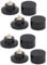 4 Sets Speaker Isolation Stand Feet Pad, Adjustable Height Speaker Shock Absorbing Feet, Floor Protectors Dampening Pad Anti Vibration Pads for Turntable Amplifier CD DAC