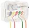RESTMO Extra große wasserdichte Kabelbox, IP54 Outdoor-Kabelsicherheitsbox, Transparenter Deckel Wetterfeste Elektrobox, Schutzbox für Steckdosenleisten, 32 x 22 x 13 cm, Transparentes Weiß