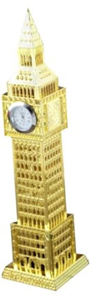 Yardenfun 1Stk Metallornament Urlaub The Holiday Party Decoration Geschenkidee Miniature Big Ben aus Metall Big-Ben-Uhr Metallhandwerk europäischer Stil Ornamente Liebe auf den ersten Blick