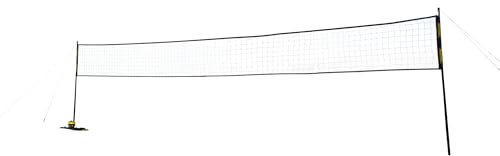 Volleyball Netz PRO - 9,14 m x 91 cm - mit Pfosten, Netz, Ball und Pumpe - Ideal im Park oder im Garten !